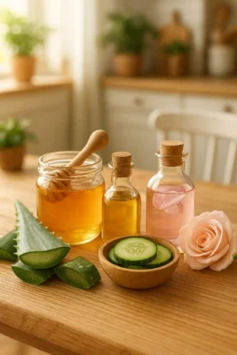 روش‌های طبیعی آبرسانی پوست – آلوئه ورا، عسل و روغن جوجوبا برای رطوبت و لطافت پوست