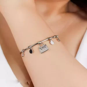 دستبند النگویی زنانه مدل کیف YSX کد AAD-156