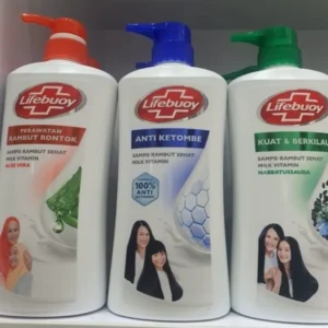 شامپو Lifebuoy نارنجی آبی و سبز حجم 680 میل پمپی