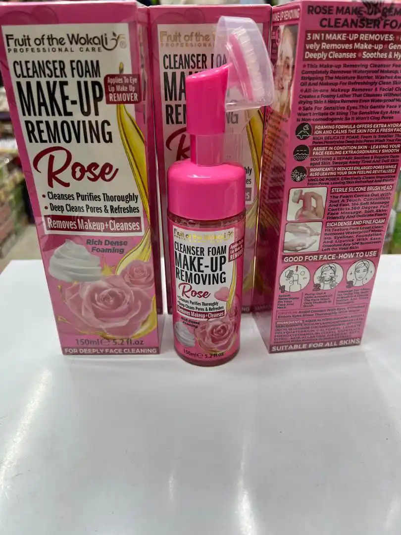 فوم شستشوی صورت گل رز وکالی