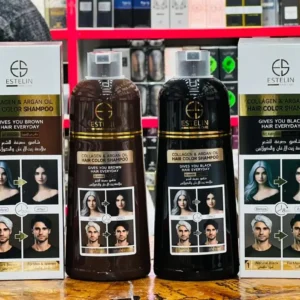 قیمت خرید شامپو رنگ مو قهوه ای و مشکی استلین اصل