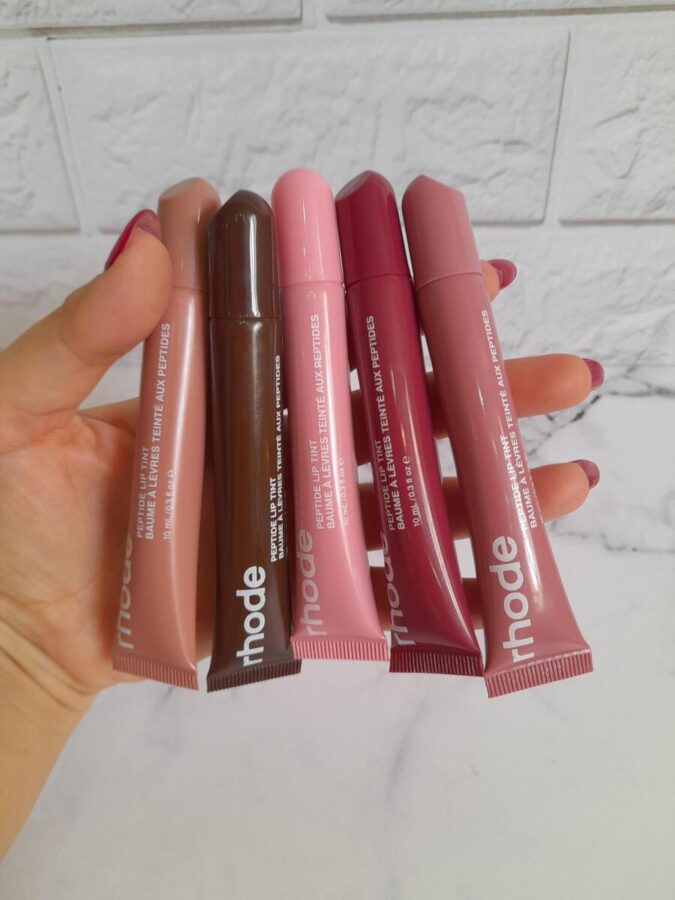 تست رنگ تینت لب rimoco طرح rhode