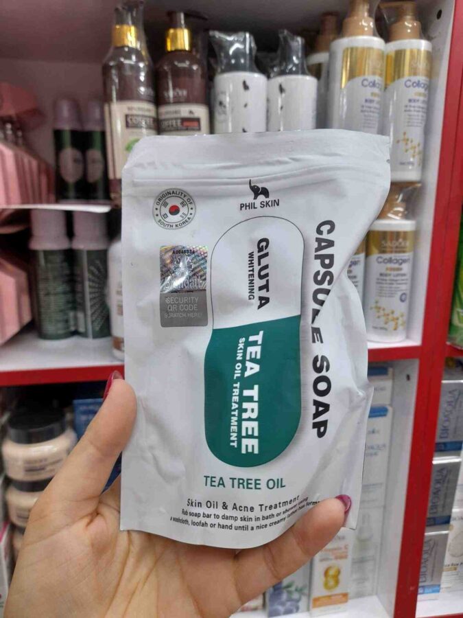 قیمت خرید صابون کپسولی گلوتاتیون کره ای پوست چرب