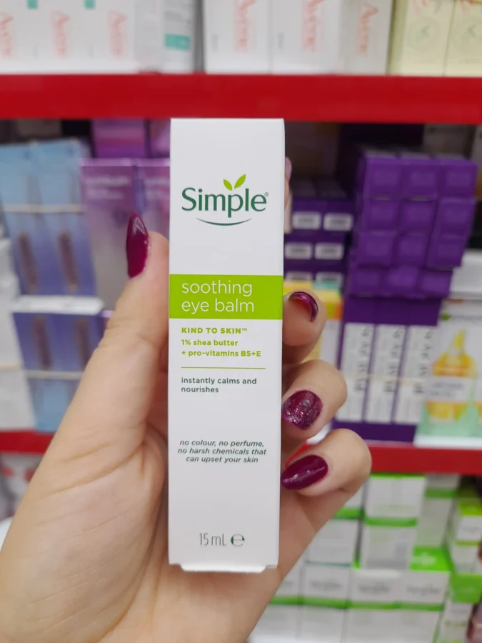 بالم دور چشم سیمپل مدل Soothing Eye Balm مناسب پوست حساس